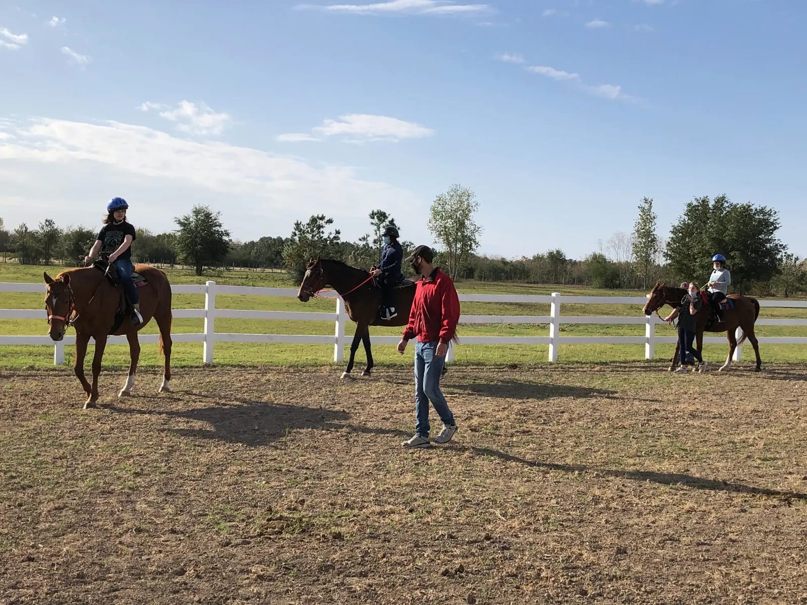 Adaptive riding lesson